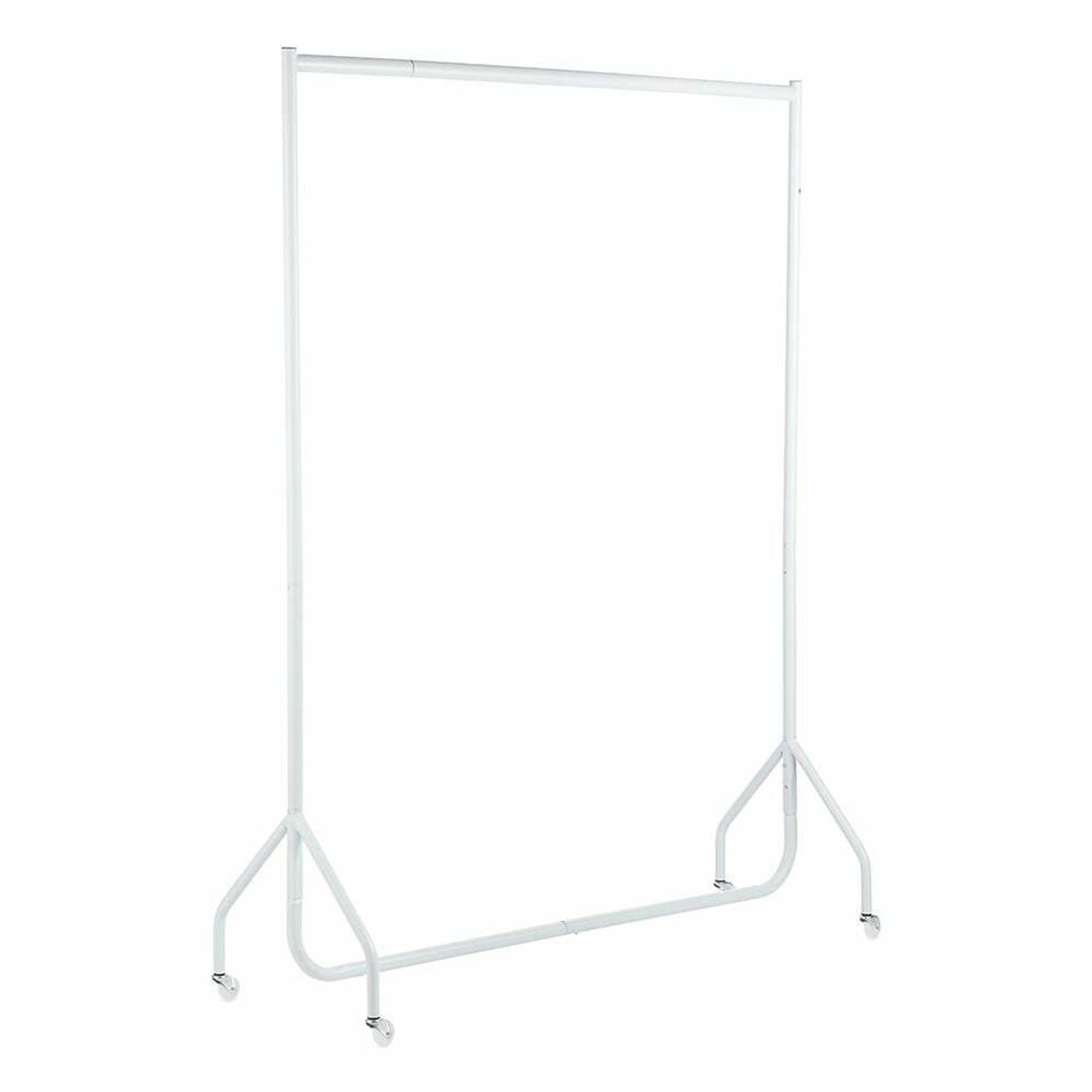 Tall Gloss White Heavy-Duty Clothes Rail - Choice of 3 ft to 6 ft widths
