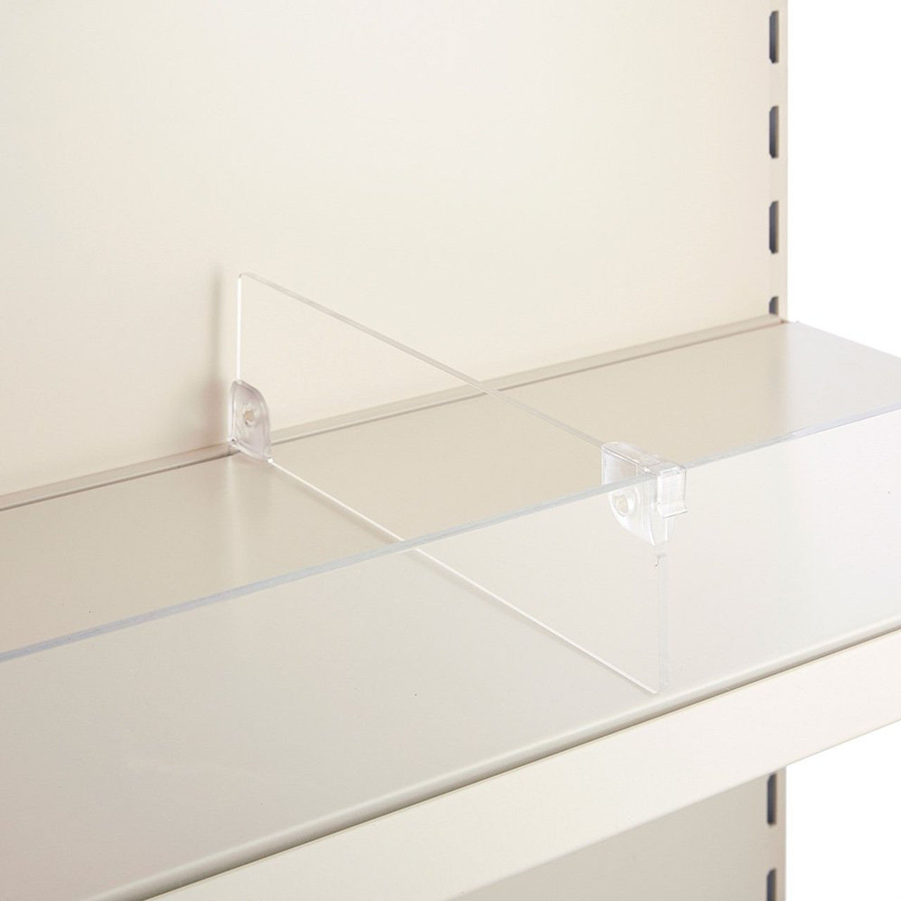 Acrylic shelving clearance unit