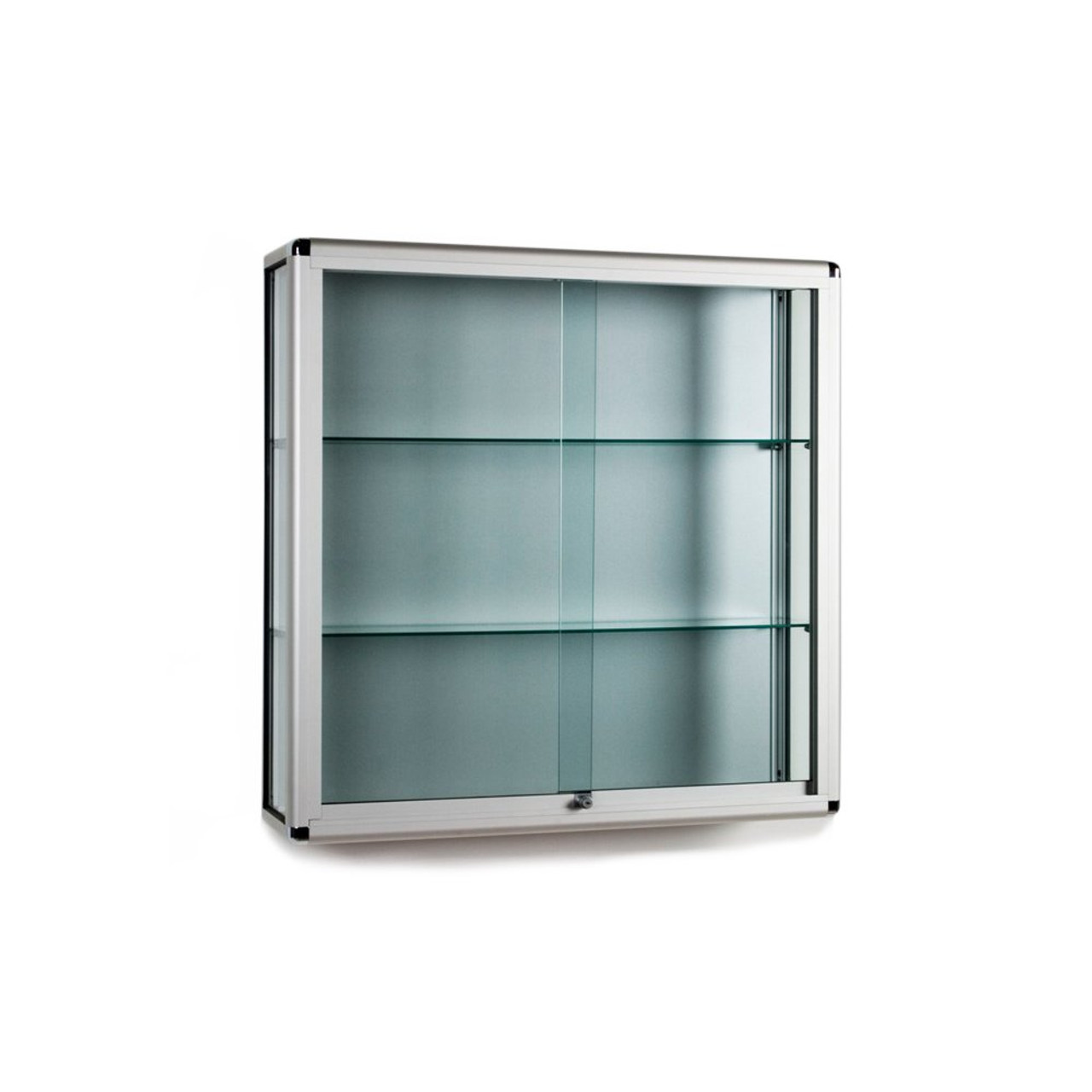 Glass wall shop display cabinet