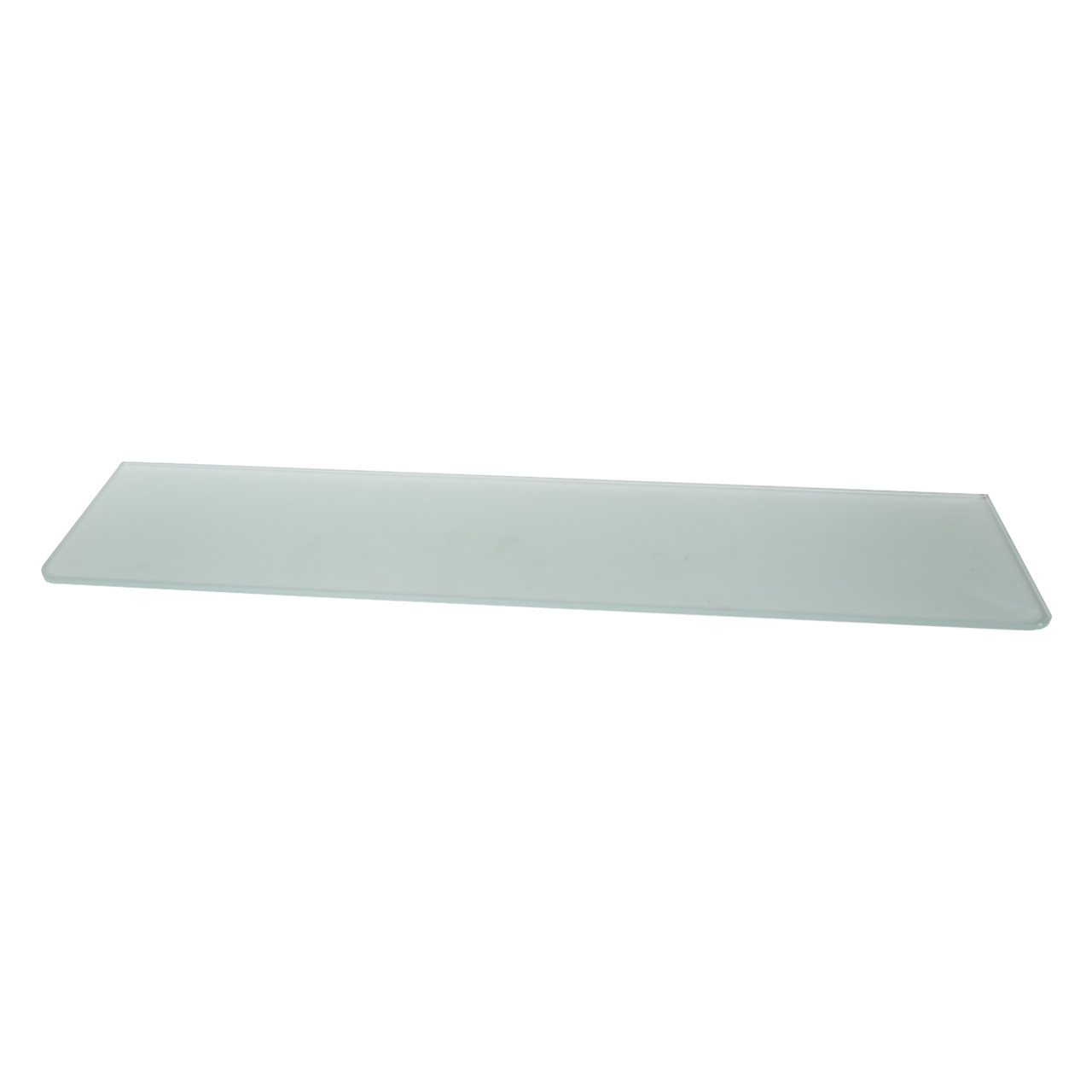 Frosted Rectangle Glass Shelf - 8mm Thickness - W600 or 900mm - Frosted Glass Shelves