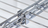 Joining chrome wire shelving units together