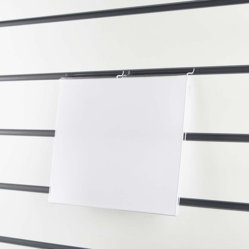 Acrylic Poster Holder for Slatwall A4 Landscape H210 x W297mm