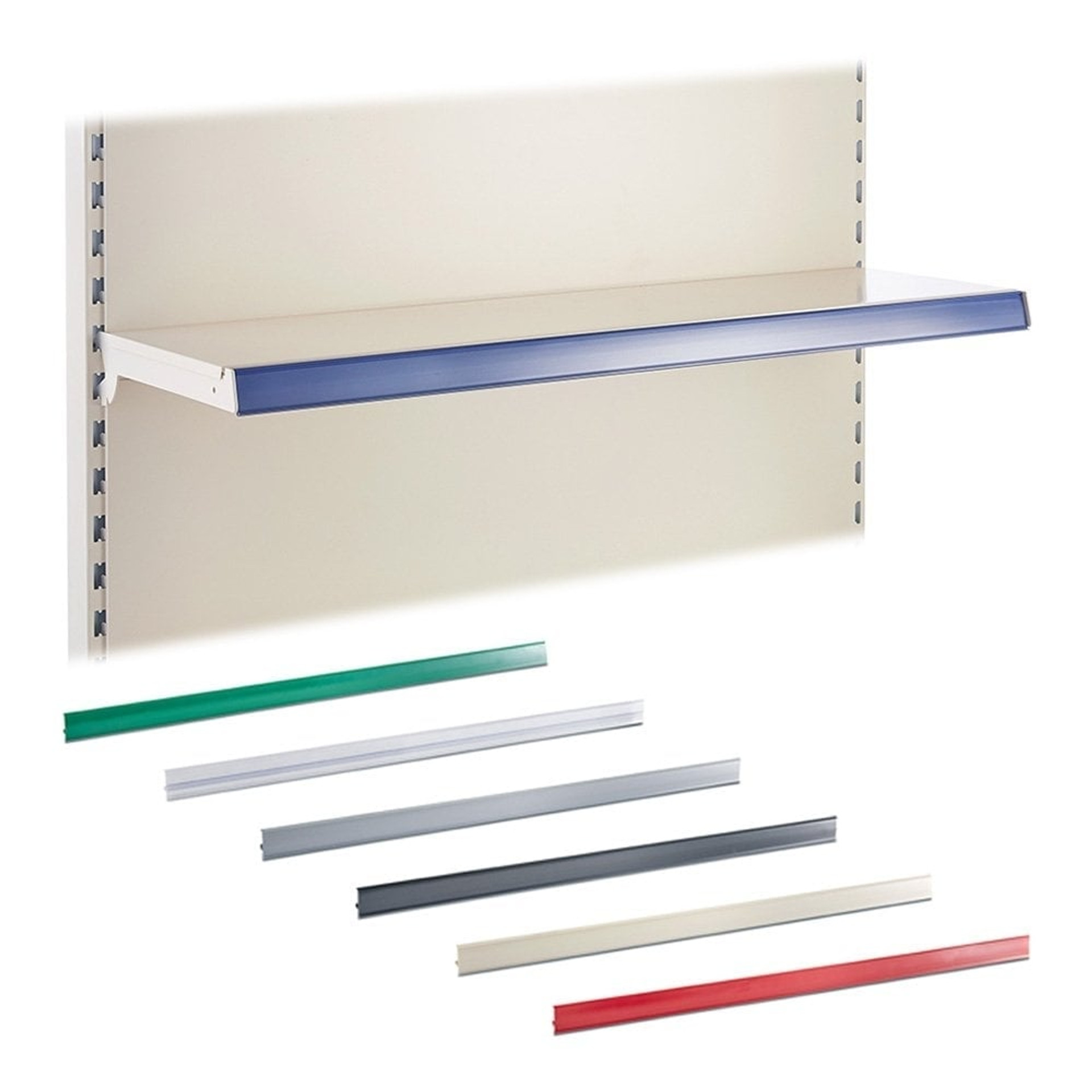 Shelf Edge Strips for Shelving and Display Equipment
