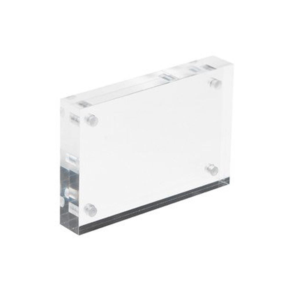 Acrylic Block Business Card Holder H65 x W95 x D16mm