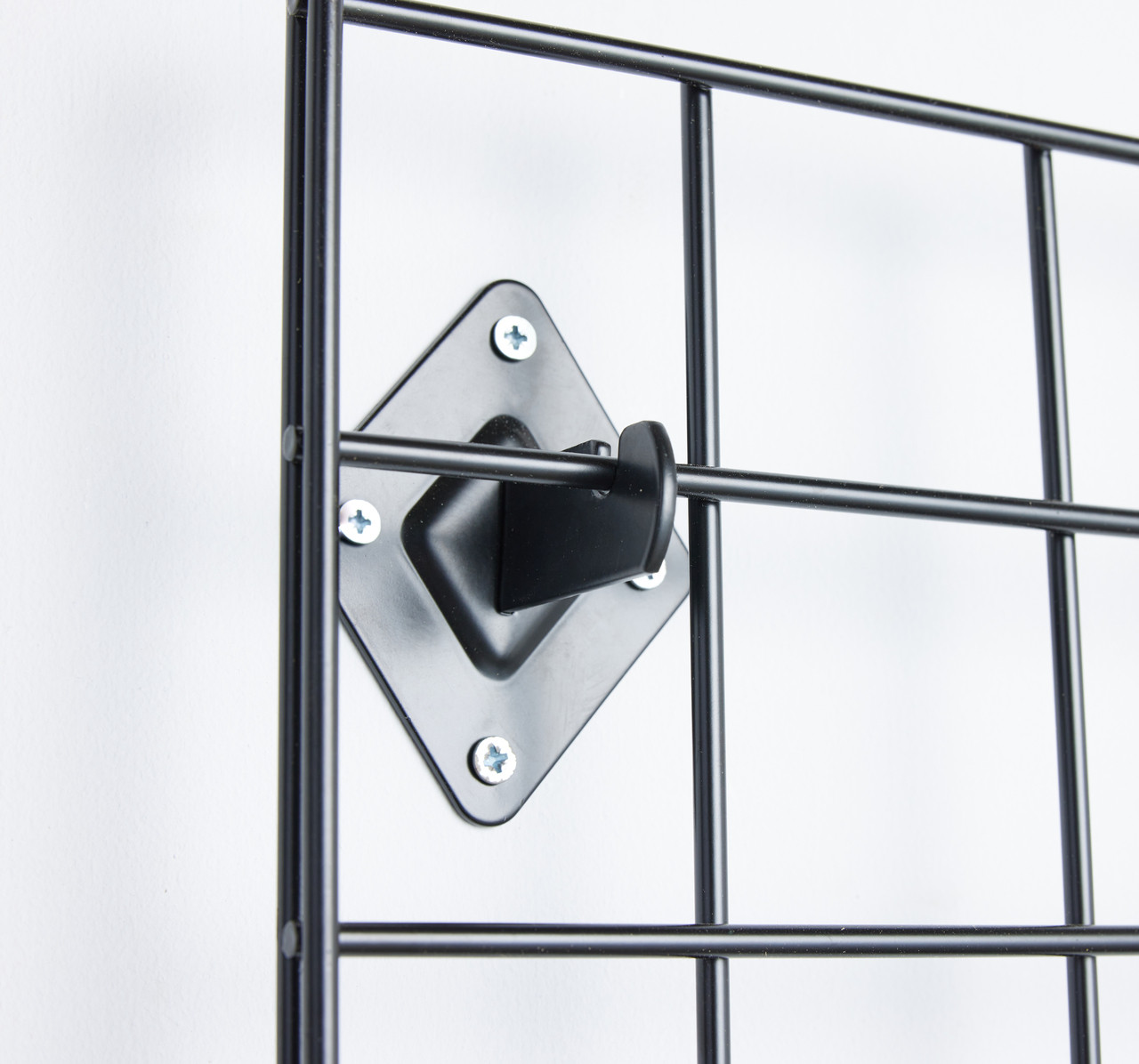 6ft Wall-Mounted Grid Mesh Display Bundle with 20 x S-hooks - H1830 x ...