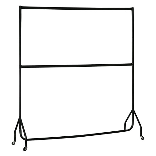 Black 6ft Centre Bar For Heavy-Duty Clothes Rail