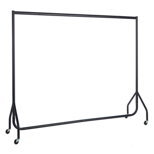 Black Heavy-Duty Clothes Rail available from 2ft to 6ft