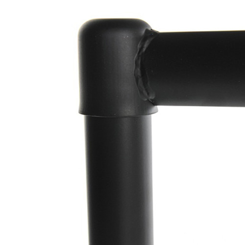 Black Heavy-Duty Clothes Rail