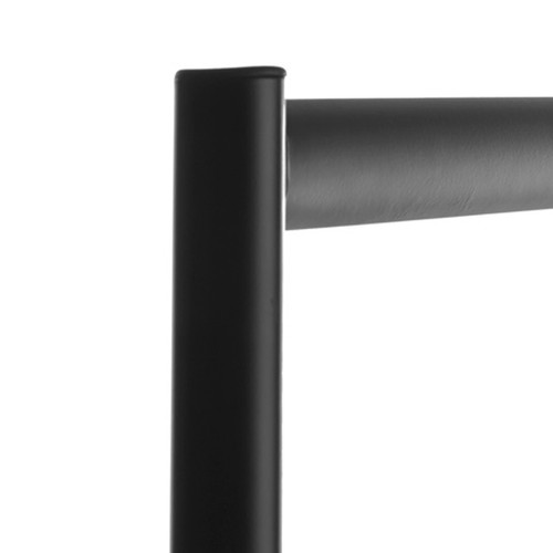 Black Heavy-Duty Clothes Rail