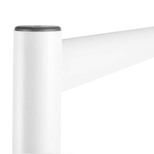 Gloss White Heavy-Duty Clothes Rail