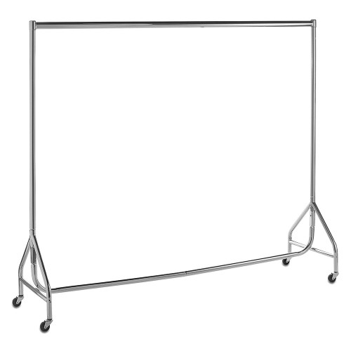 Reinforced Chrome Heavy-Duty Clothes Rail