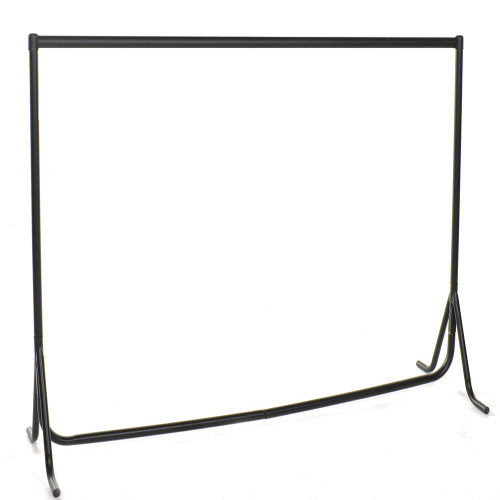 Fishtail Black Heavy-Duty Clothes Rail