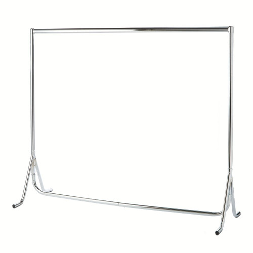 Fishtail Chrome Heavy-Duty Clothes Rail