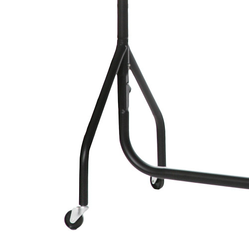 Childrens Black & Chrome Heavy-Duty Clothes Rail