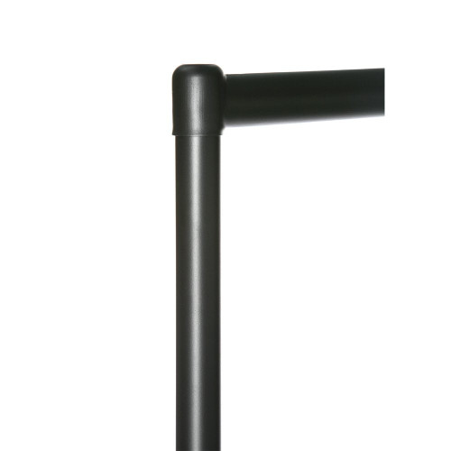 Reinforced Black Heavy-Duty Clothes Rail With Heavy Duty Wheels