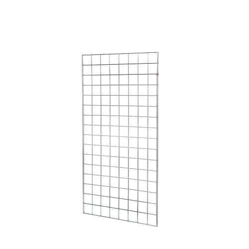 4ft Gridwall Mesh Panel Chrome