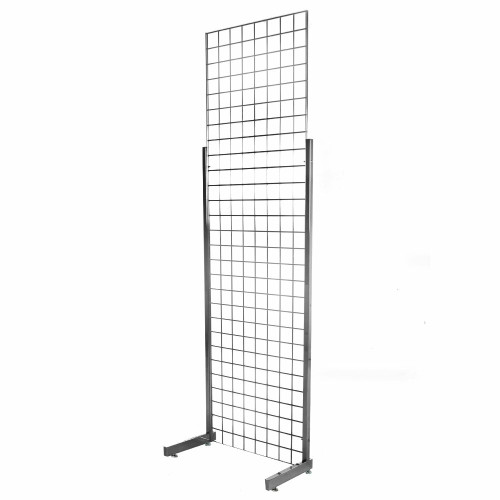 7ft Gridwall Mesh Heavy-Duty Single Sided Stand