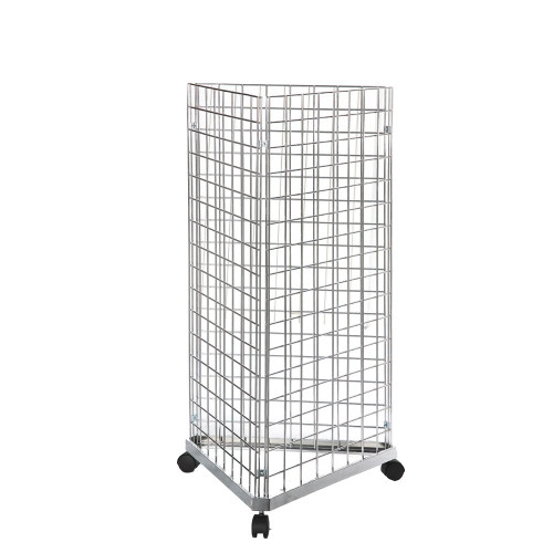 Three-Way Gridwall Mesh Stand - W610 x D610 mm