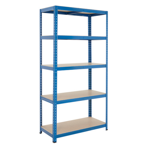 3 x Multipurpose Economy Shelving Units  - Blue - H1780 x W900 x D450 mm