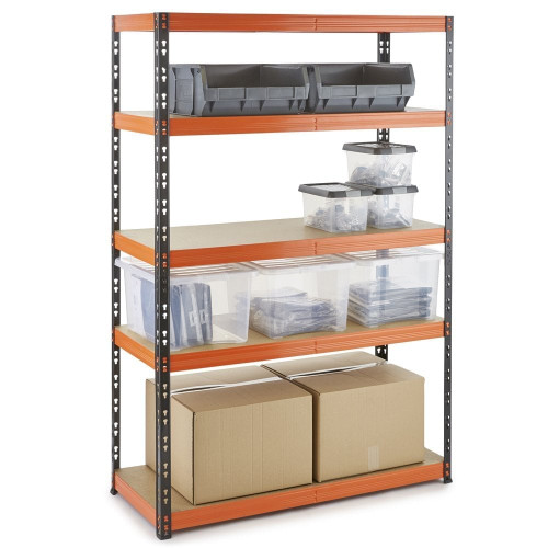 3 x Multipurpose Freestanding Shelving Units - Up to 350Kg UDL Per Shelf - H1800 x W1200 x D500 mm
