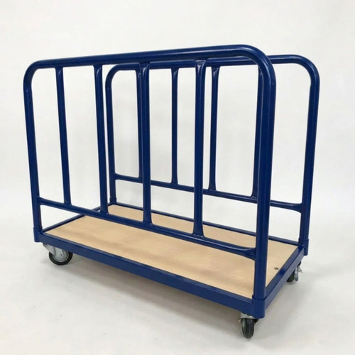 Blue 2-Sided Platform Truck - H870 x W1000 x D500mm - Up To 250Kg UDL