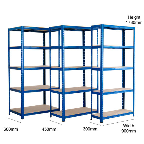 Multipurpose Economy Shelving - Blue - Up to 200Kg UDL Per Shelf