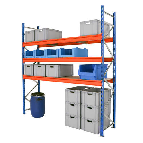 Longspan Warehouse Racking Shelving Frame - Depth: 900mm - Max 4000kg UDL