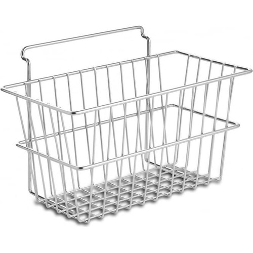 Chrome Wire Basket for Slatwall - H152 x W304 x D152mm