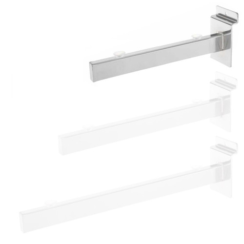 200mm Glass Shelf Bracket for Slatwall - Single
