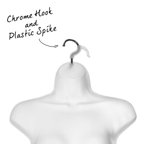 White Frosted Hanging Body Form - Female - H870mm