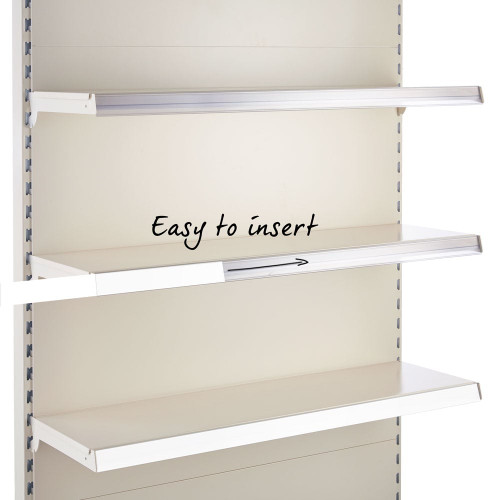 White Backing Strip for Retail Shelving Shelf-Edge/EPOS Strips