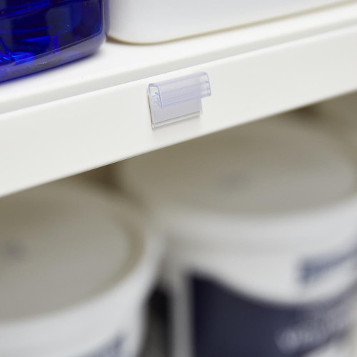 Pack of 50 Supergrip Grip Strip Sign Holder with Self-Adhesive Back