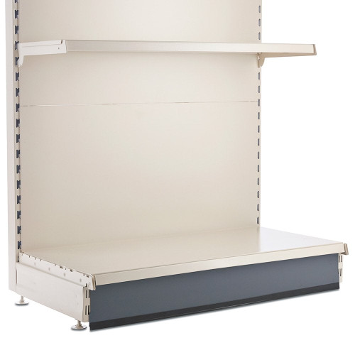 Kick Plinth for Retail Shelving Wall or Gondola Units - W1000mm