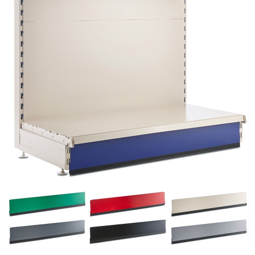 Kick Plinth for Retail Shelving Wall or Gondola Units - W1250mm