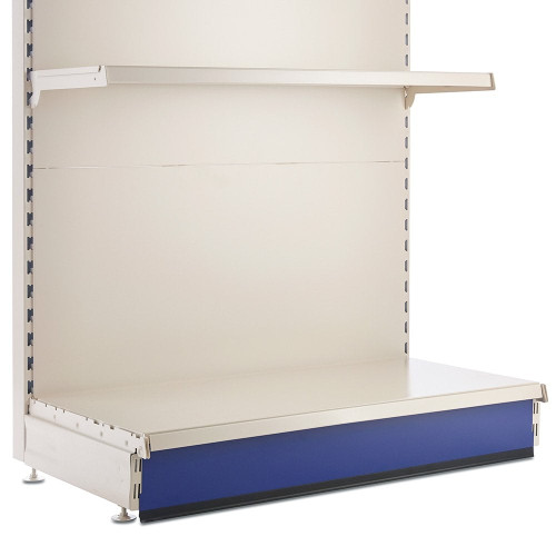 Kick Plinth for Retail Shelving Wall or Gondola Units - W665mm