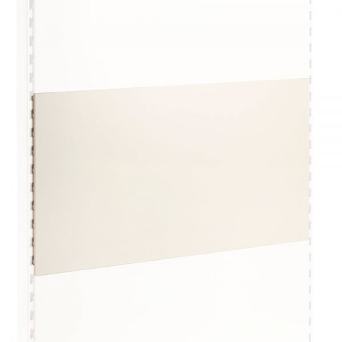 Jura White Plain Back Panel for Retail Shelving Units - W1000mm