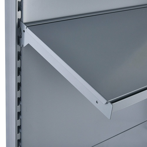 Silver Shelf And Brackets for Retail Shelving Units - W1000mm