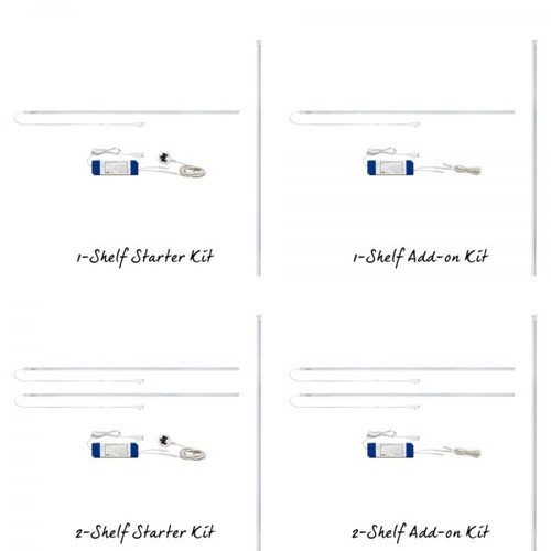 LED Shelf Lighting for White Retail Shelving Units - Suitable for W1250mm Shelves LED Shelf Lighting for White Retail Shelving Units - Suitable for W1250mm Shelves
