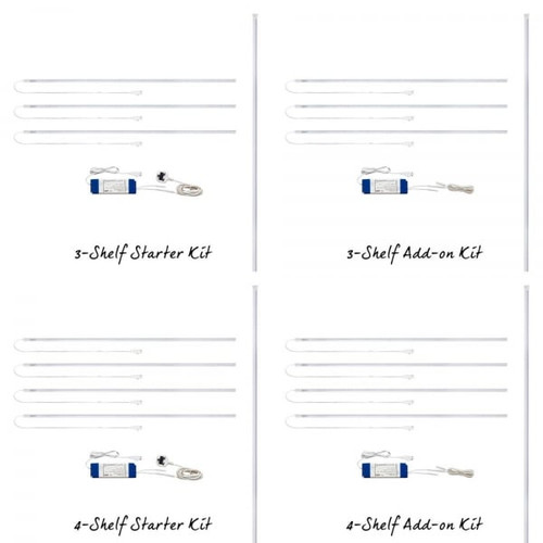 LED Shelf Lighting for White Retail Shelving Units - Suitable for W1250mm Shelves LED Shelf Lighting for White Retail Shelving Units - Suitable for W1250mm Shelves