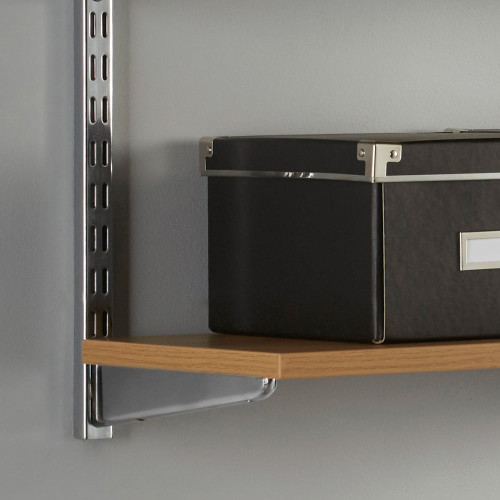 Chrome Twin Slot Upright - 32mm Pitch