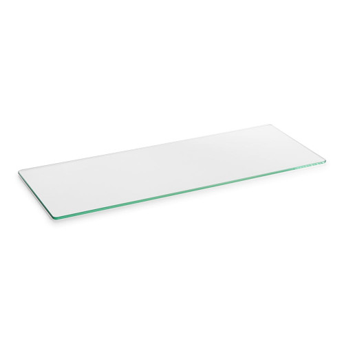 Toughened Glass Shelf and Slatwall Brackets - W600mm Toughened Glass Shelf and Slatwall Brackets - W600mm