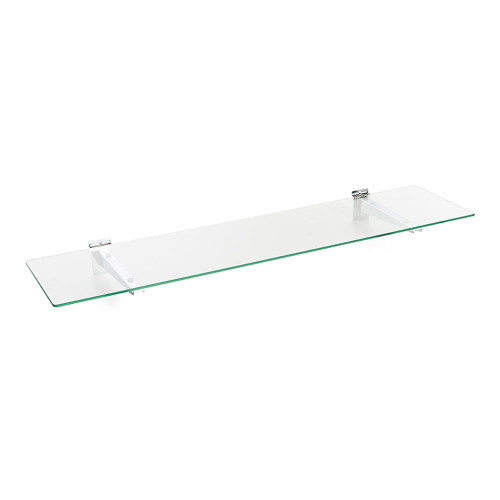 Toughened Glass Shelf and Slatwall Brackets - W1050mm