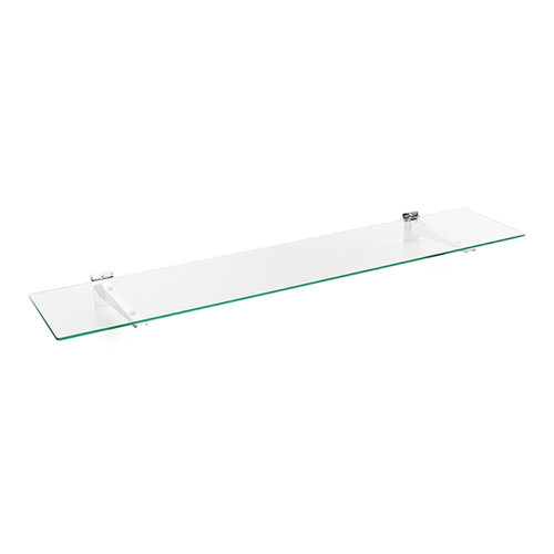 Toughened Glass Shelf and Slatwall Brackets - W1200mm