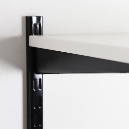Black & White Twin Slot Shelving Kit - H430mm - 2 Shelves Black & White Twin Slot Shelving Kit - H430mm - 2 Shelves