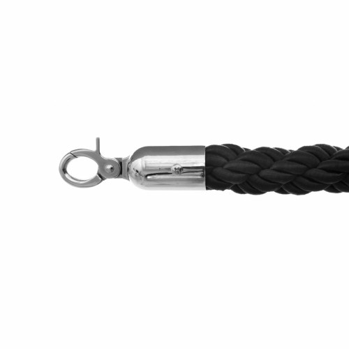 1.5m Barrier Rope - Black Twisted Rope