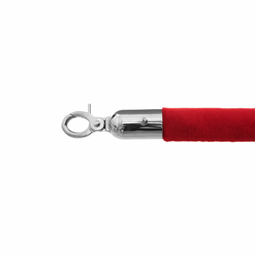 1.5m Barrier Rope - Red Velvet Rope
