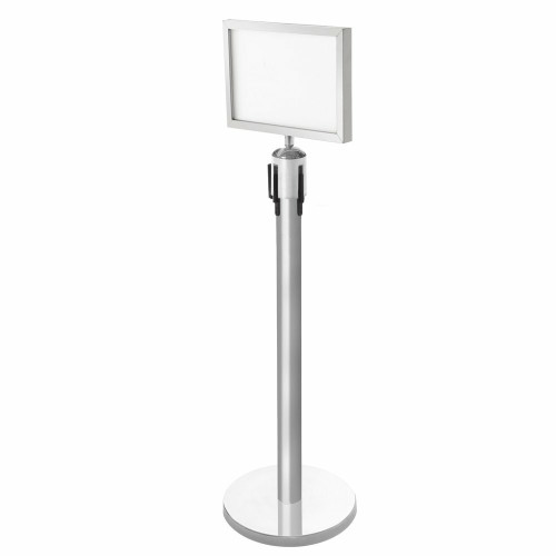 A4 Sign Holder for Retractable Barrier Posts - Landscape