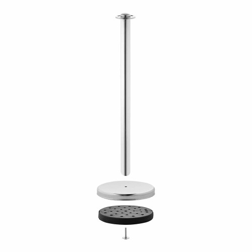 Barrier Post - Brushed Stainless Steel Post for Rope Barriers