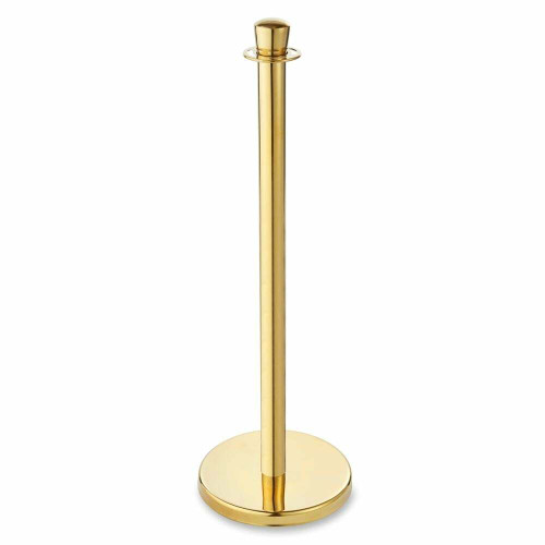 Premium Barrier Posts - Polished Gold Stainless Steel Post for Rope Barriers