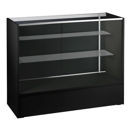 Black Shop Counter, Shop Counter With 3/4 Glass Display and Corner Display Unit Bundle